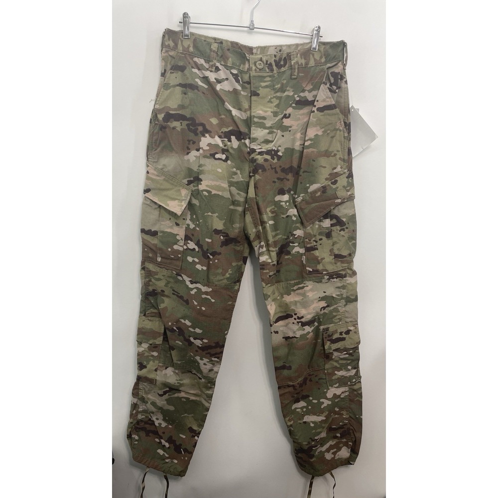 US Army Military Combat Uniform Pants FR Trousers Camo OCP Insect Shield M Long